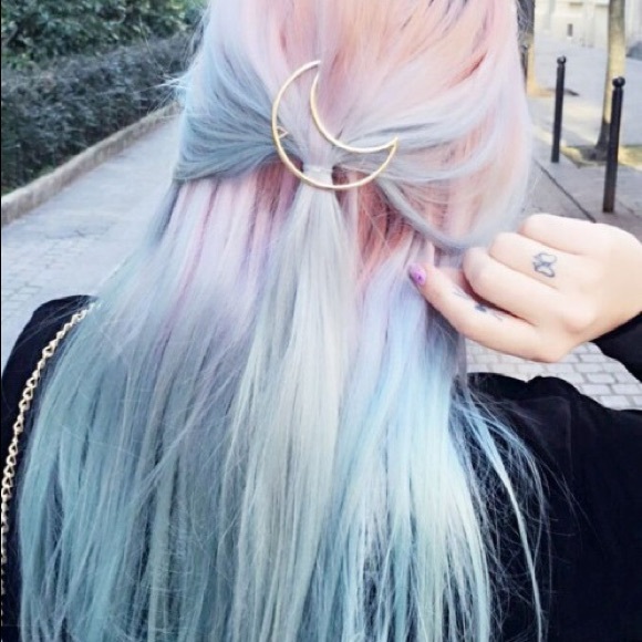 Accessories - Silver Moon Hair Clip